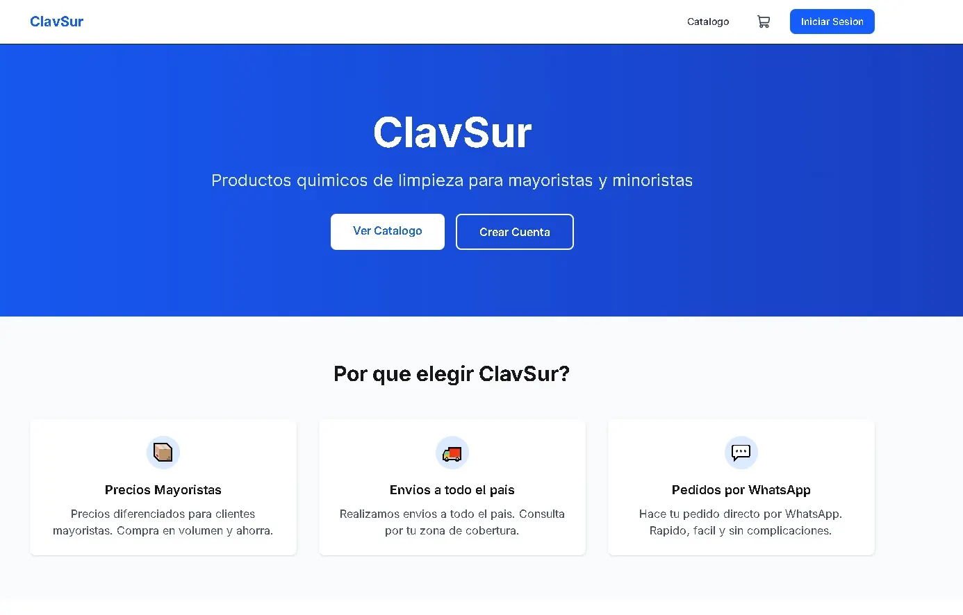 ClavSur — captura desktop 1